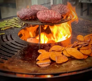 Live cooking barbecue
